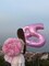 Balloon Numbers 40 Inch 5 Ballon for 5th Birthday Decorations(Pink)